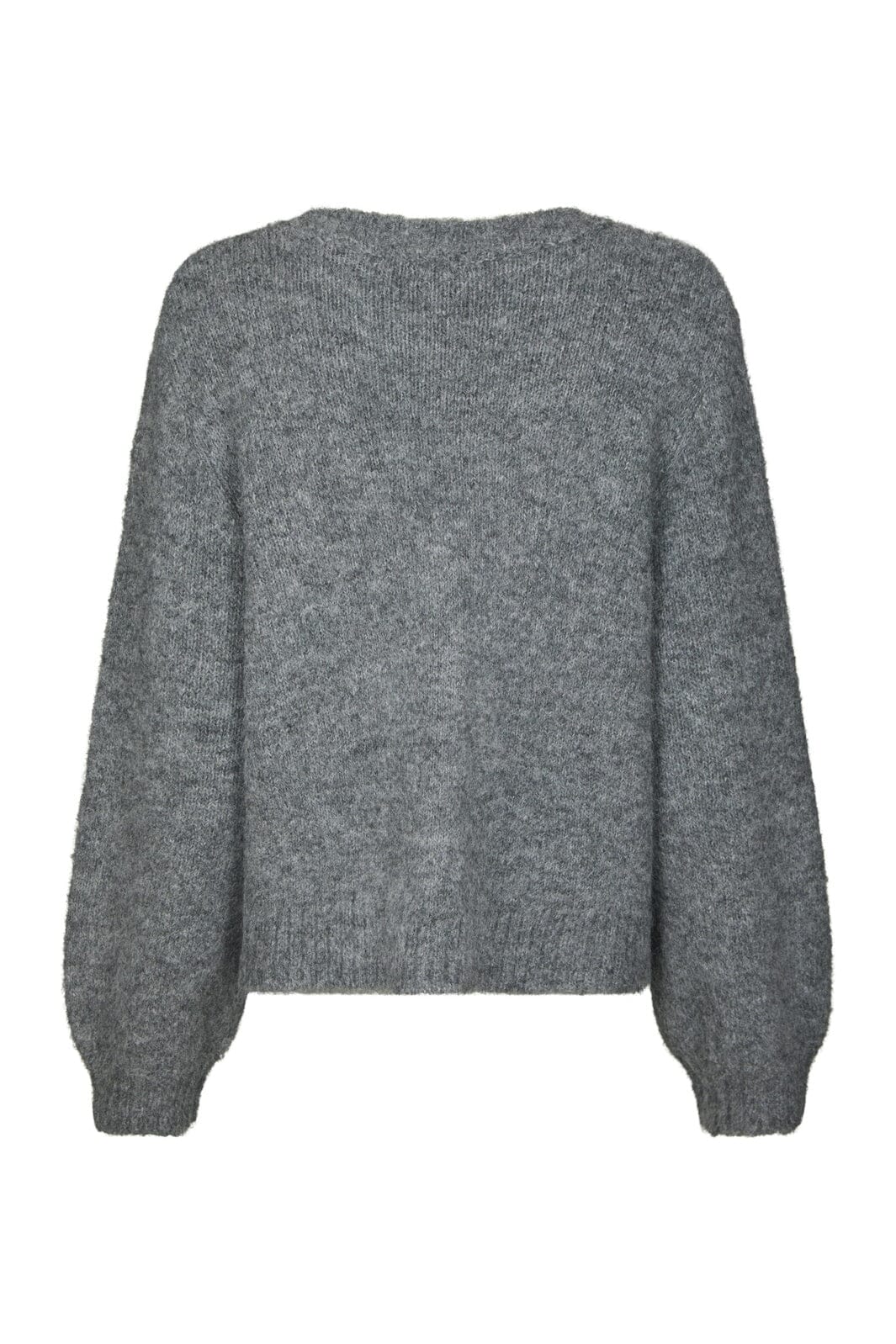 Neo Noir - Beleney Small Check Fluff Cardigan 169343 - 104 - Dark Grey