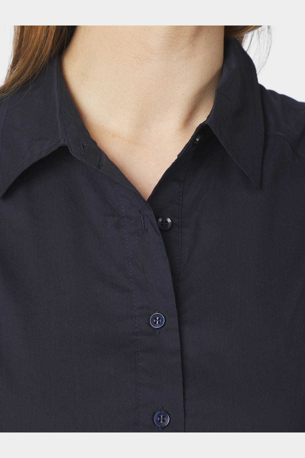 Neo Noir - Bentha Poplin Dress 167584 - 141 - Navy