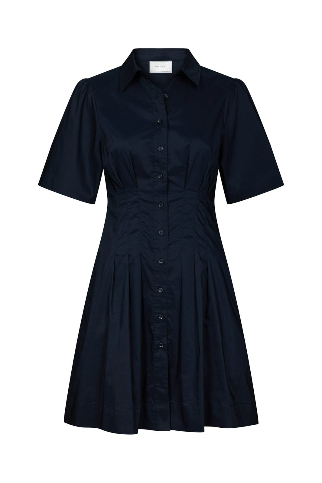 Neo Noir - Bentha Poplin Dress 167584 - 141 - Navy