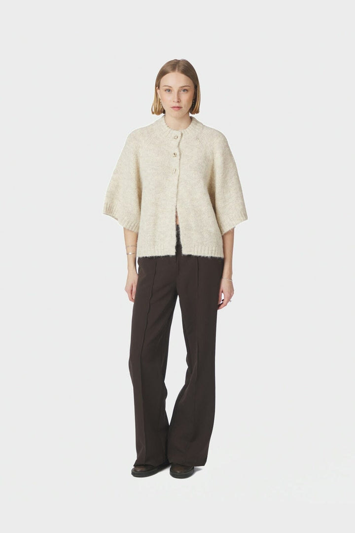 Neo Noir - Benuta Fluffy Knit Cardigan 165816 - 124 - Ivory