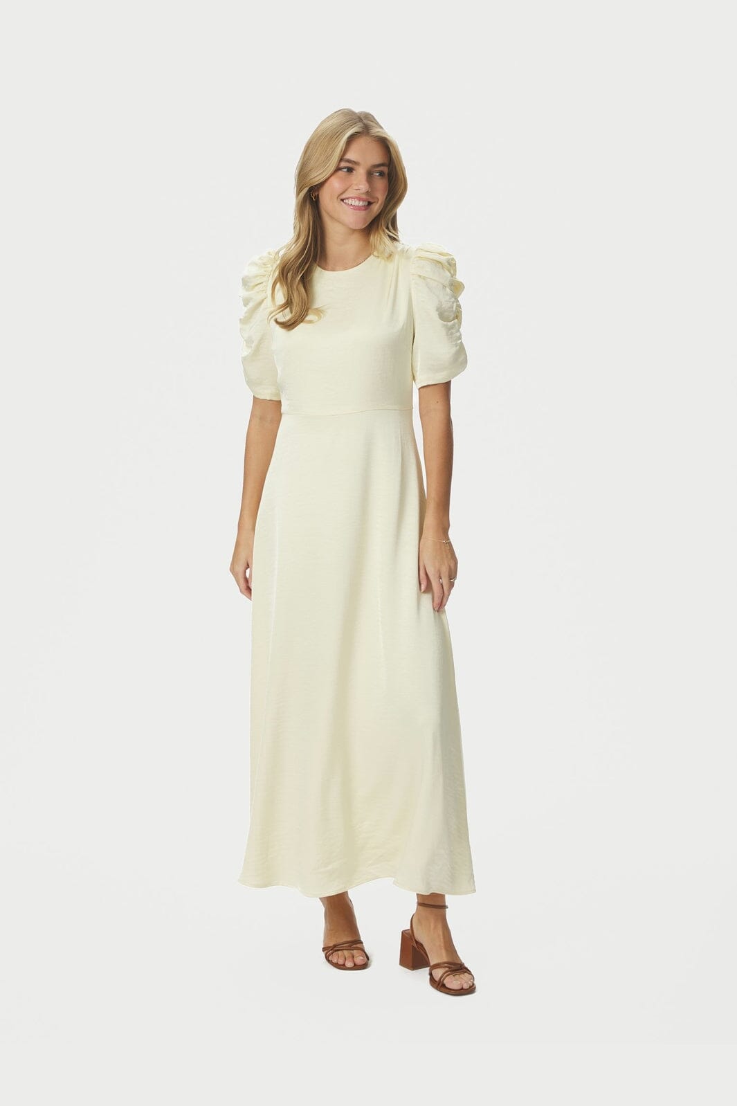 Neo Noir - Benuti Solid Dress 166584 - 191 - Light Yellow