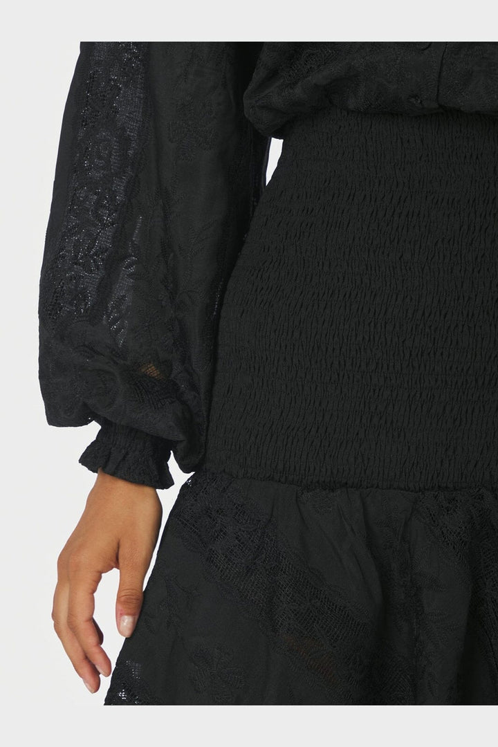 Neo Noir - Bonia Smock Dress 169174 - 100 - Black