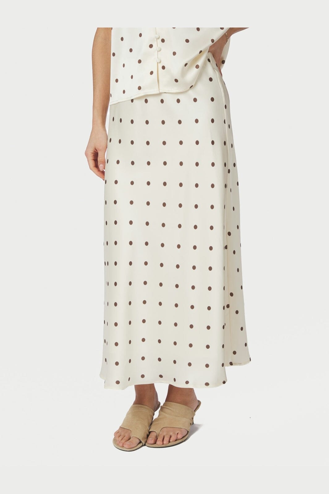 Neo Noir - Bovary Dotted Skirt 169340 - 122 - Creme
