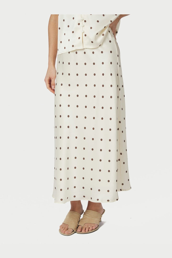 Neo Noir - Bovary Dotted Skirt 169340 - 122 - Creme