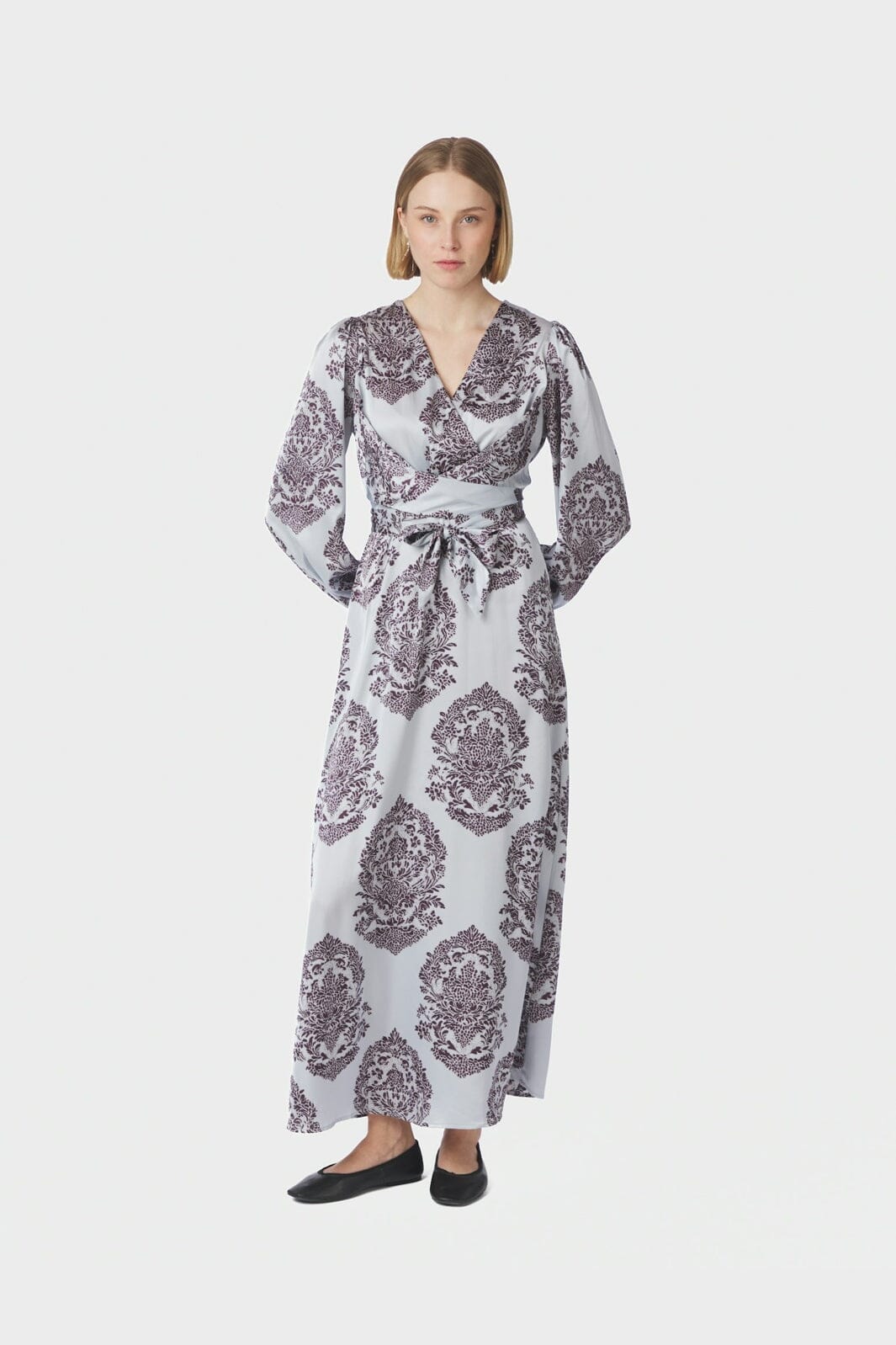 Neo Noir - Bretti Deco Drop Dress 170132 - 145 - Light Blue