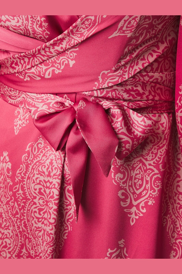 Neo Noir - Bretti Paisley Drop Dress 168466 - 430 - Cherry Pink