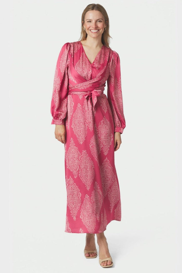 Neo Noir - Bretti Paisley Drop Dress 168466 - 430 - Cherry Pink
