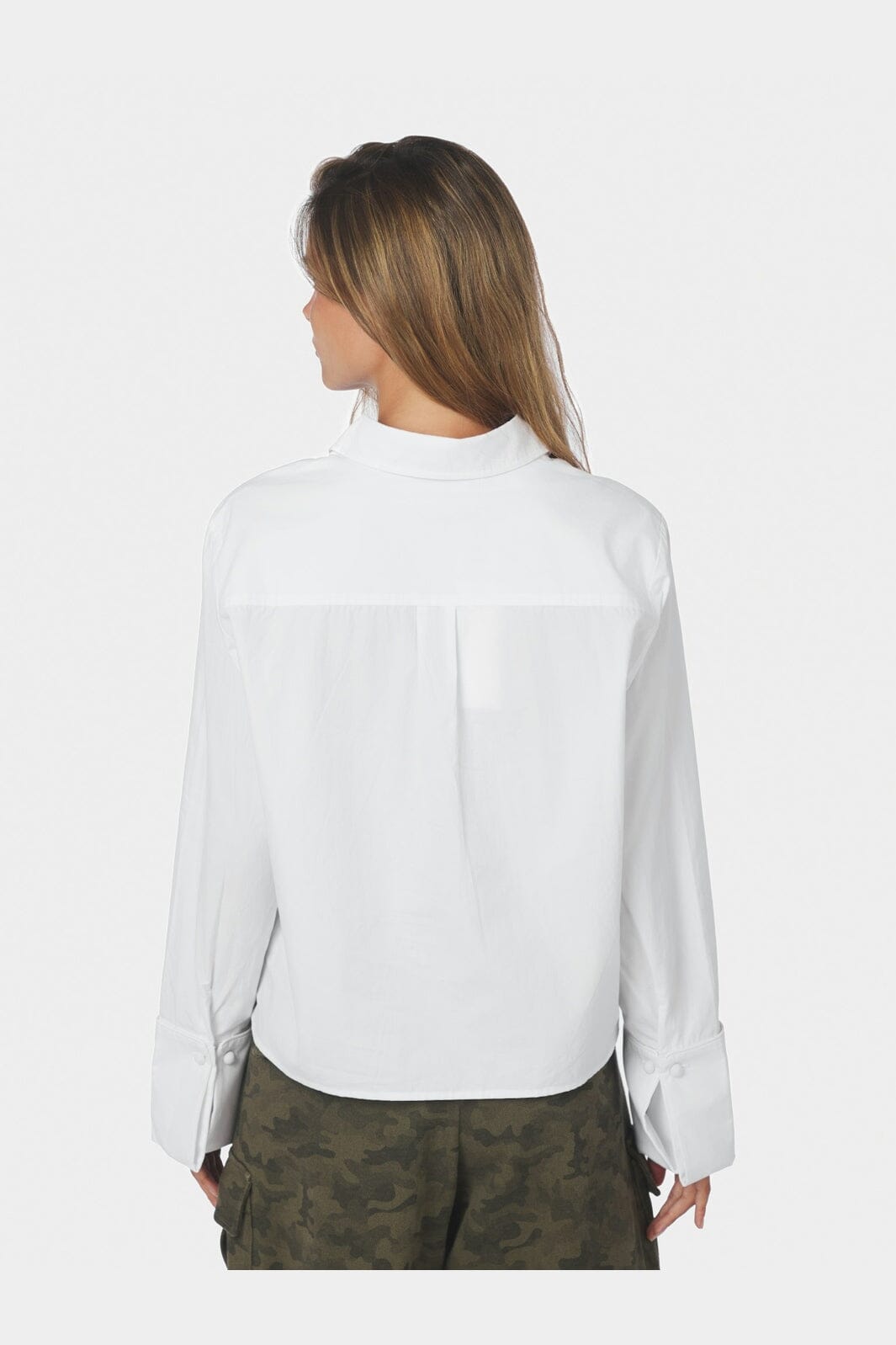 Neo Noir - Cam Poplin Shirt 170424 - 121 - Off White