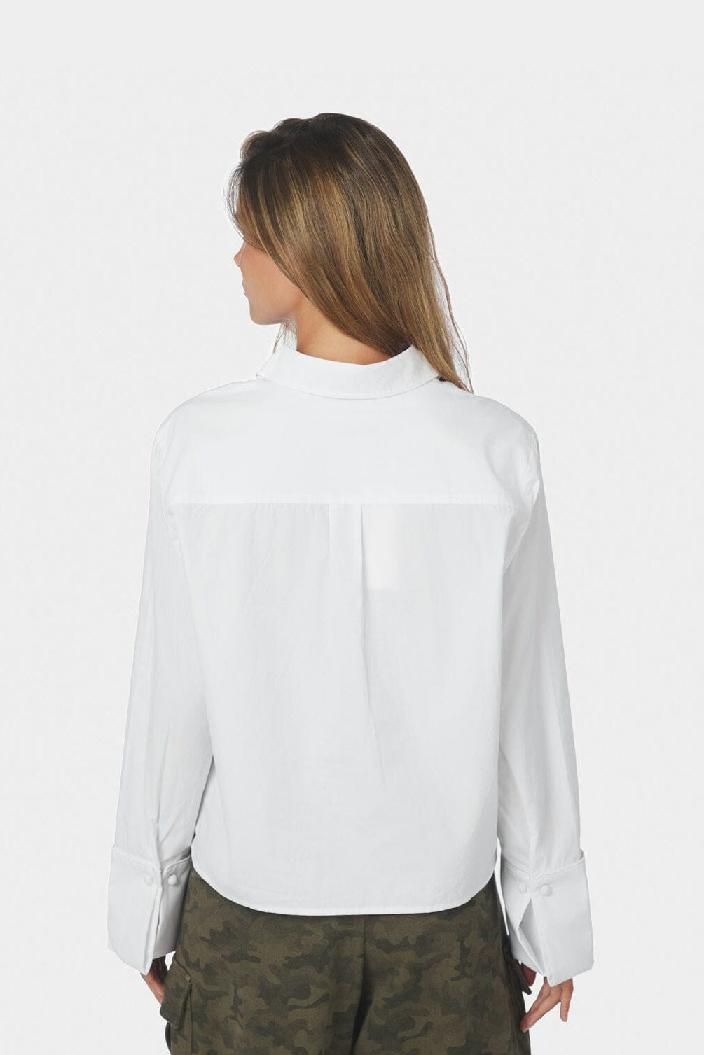 Neo Noir - Cam Poplin Shirt 170424 - 121 - Off White