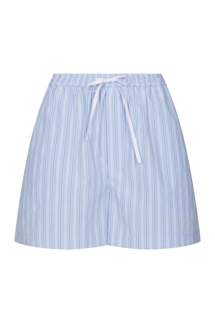 Neo Noir - Camell Stripe Shorts 169225 - 665 - Light Blue Stripe