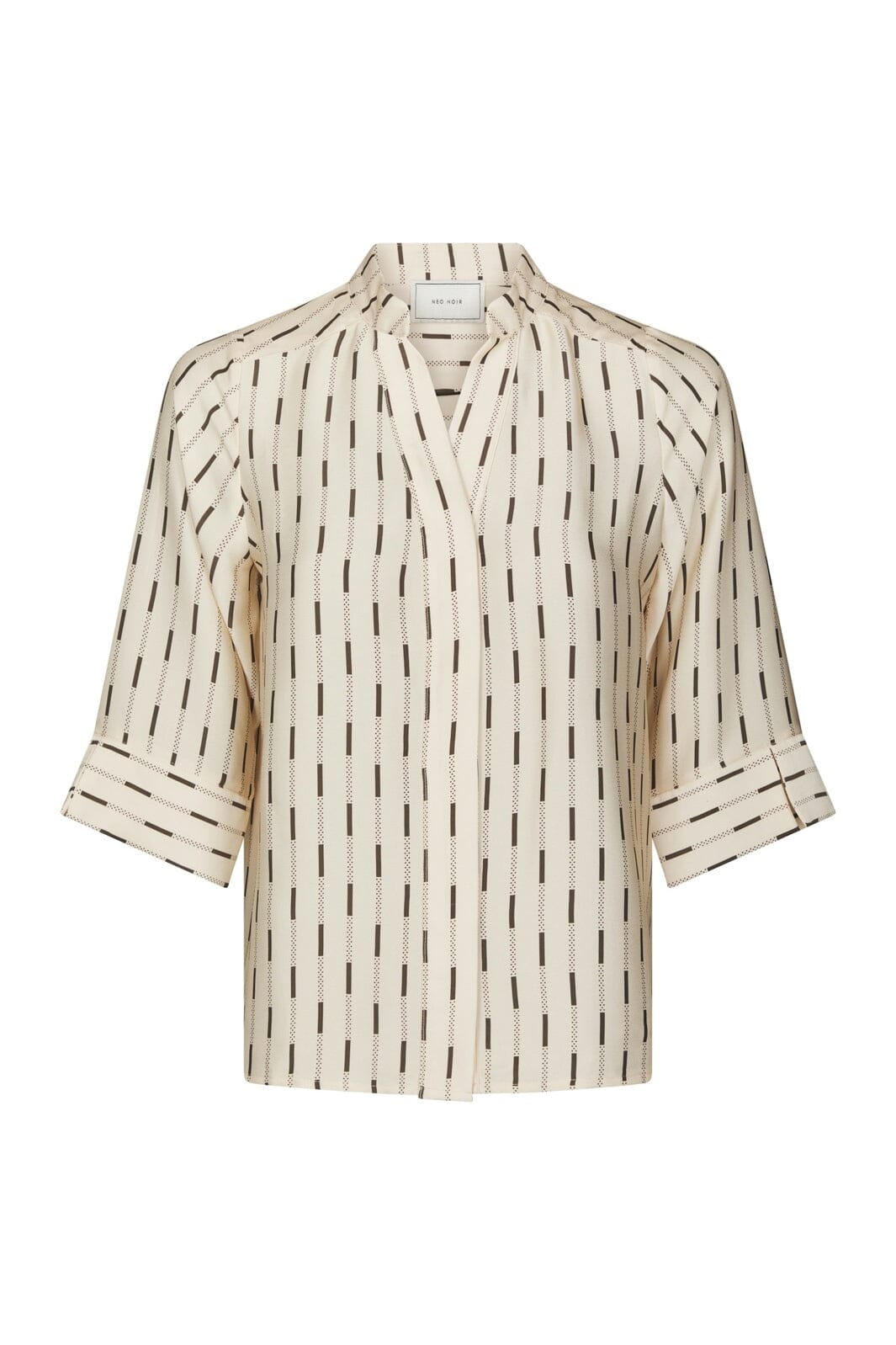 Neo Noir - Camile Print Blouse 169302 - 122 - Creme