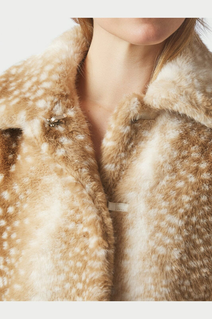 Neo Noir - Camina Faux Fur Jacket 170204 - 123 - Beige