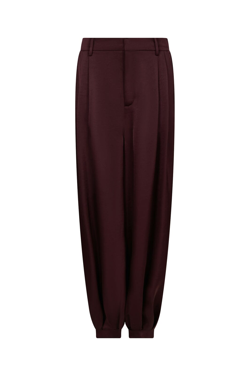 Neo Noir - Chantel Heavy Sateen Balloon Pants 171104 - 174 - Burgundy