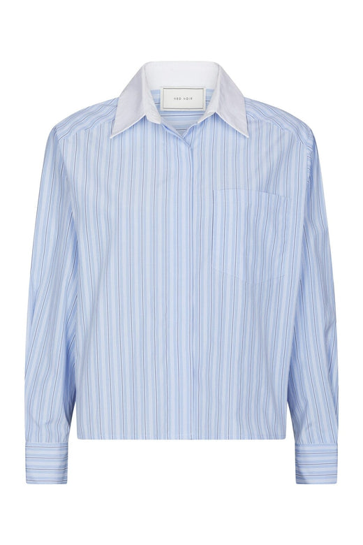 Neo Noir - Delfia Stripe Shirt 169224 - 665 - Light Blue Stripe