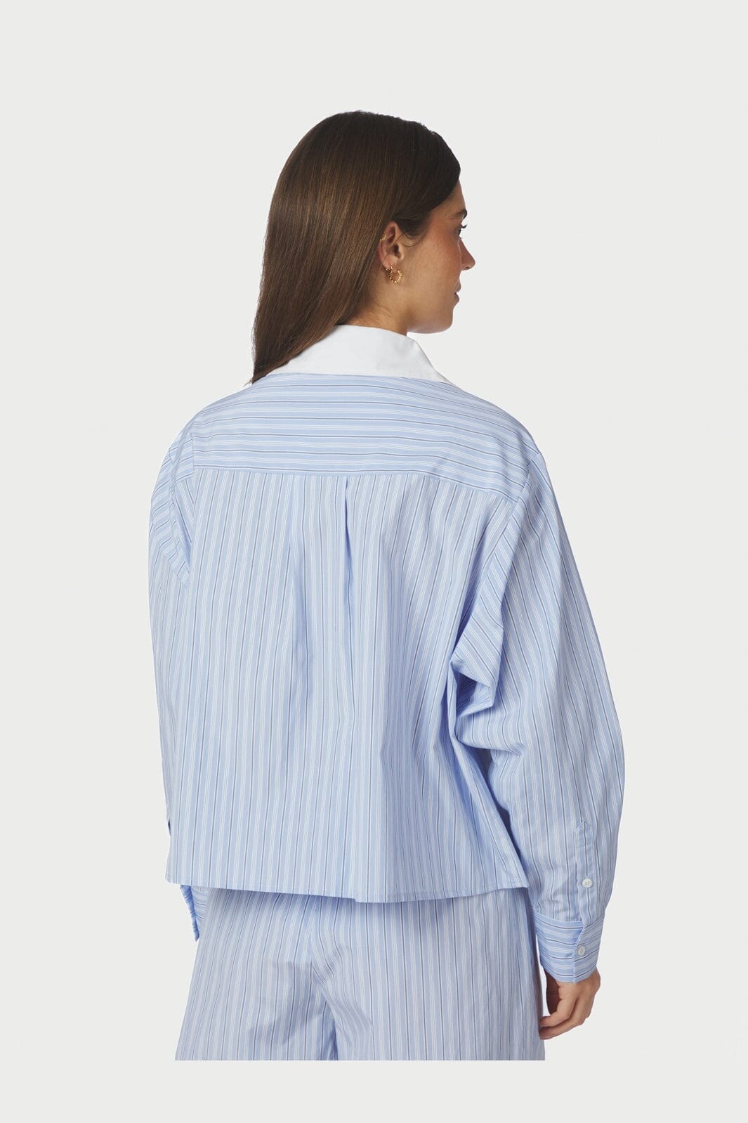 Neo Noir - Delfia Stripe Shirt 169224 - 665 - Light Blue Stripe