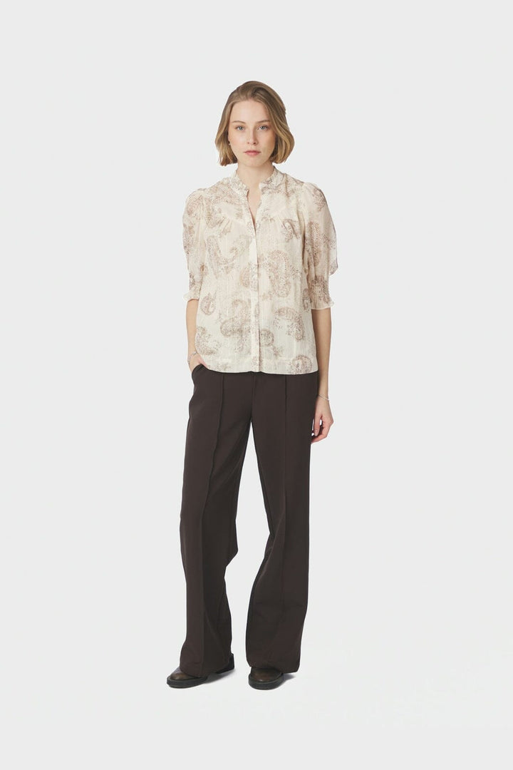 Neo Noir - Diana Faded Paisley Blouse 169967 - 213 - Sand