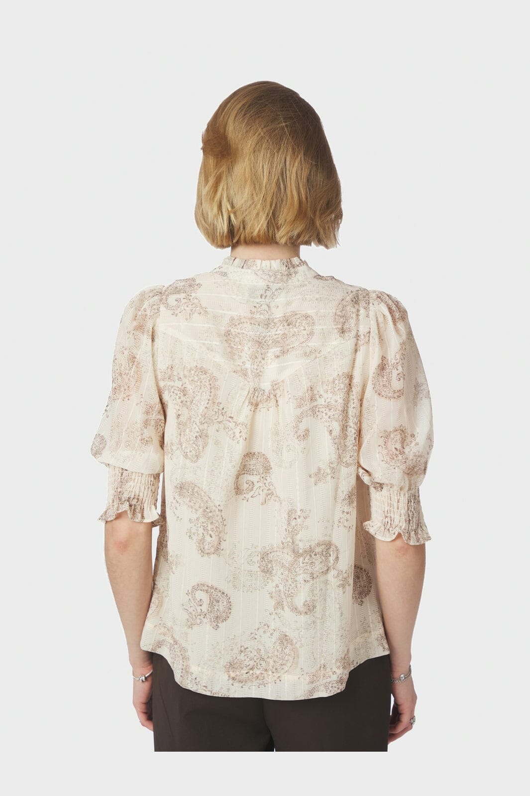 Neo Noir - Diana Faded Paisley Blouse 169967 - 213 - Sand