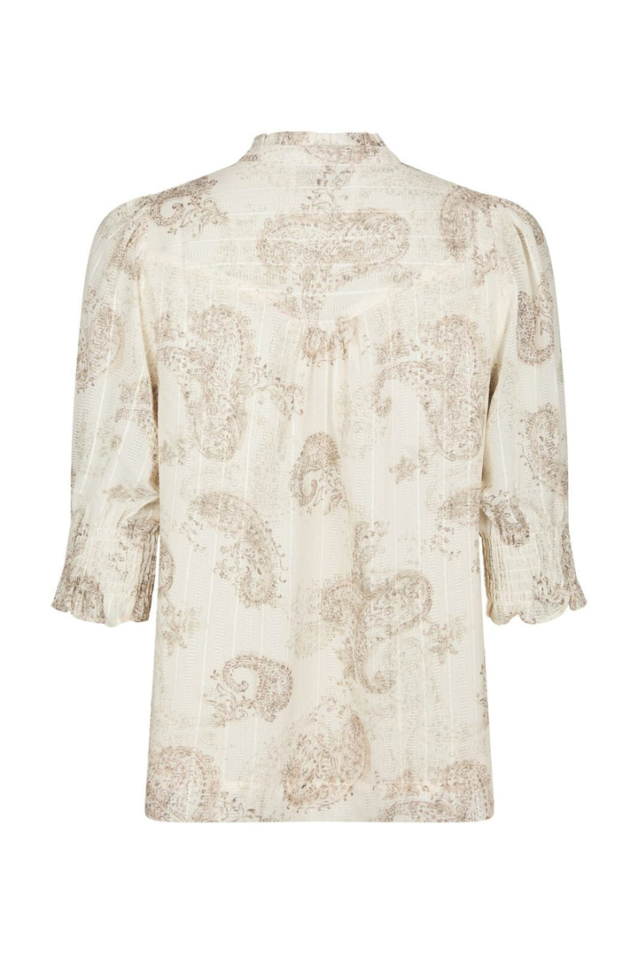 Neo Noir - Diana Faded Paisley Blouse 169967 - 213 - Sand