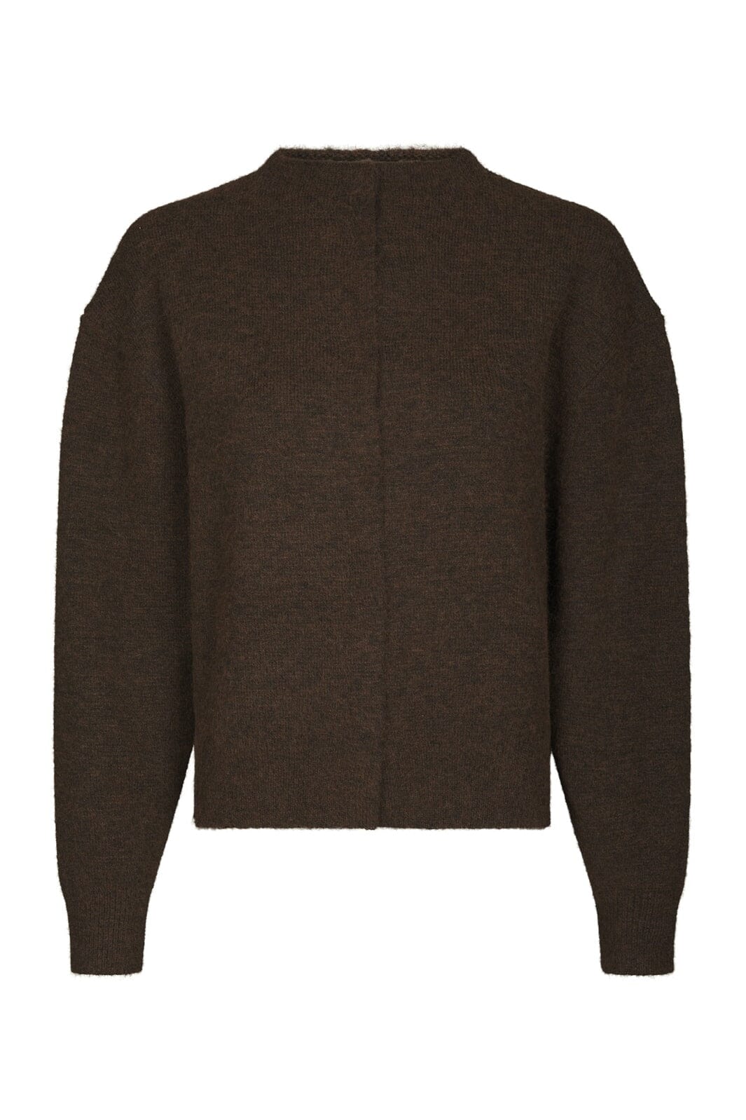 Neo Noir - Dione Fluffy Knit Cardigan 168537 - 205 - Brown Melange