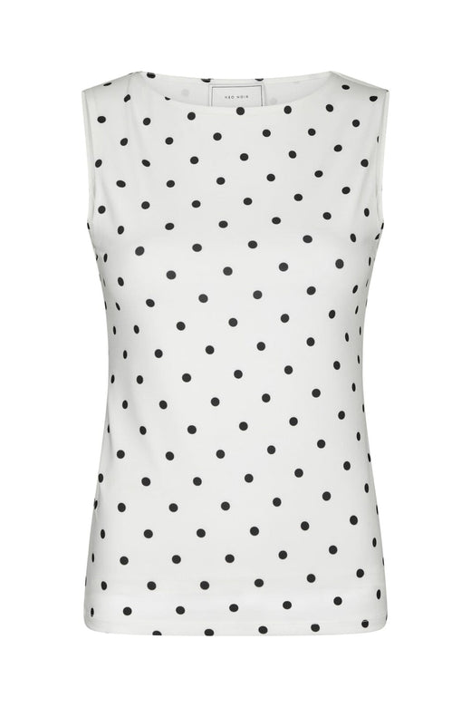 Neo Noir - Ditty Jersey Dot Top 167487 - 120 - White