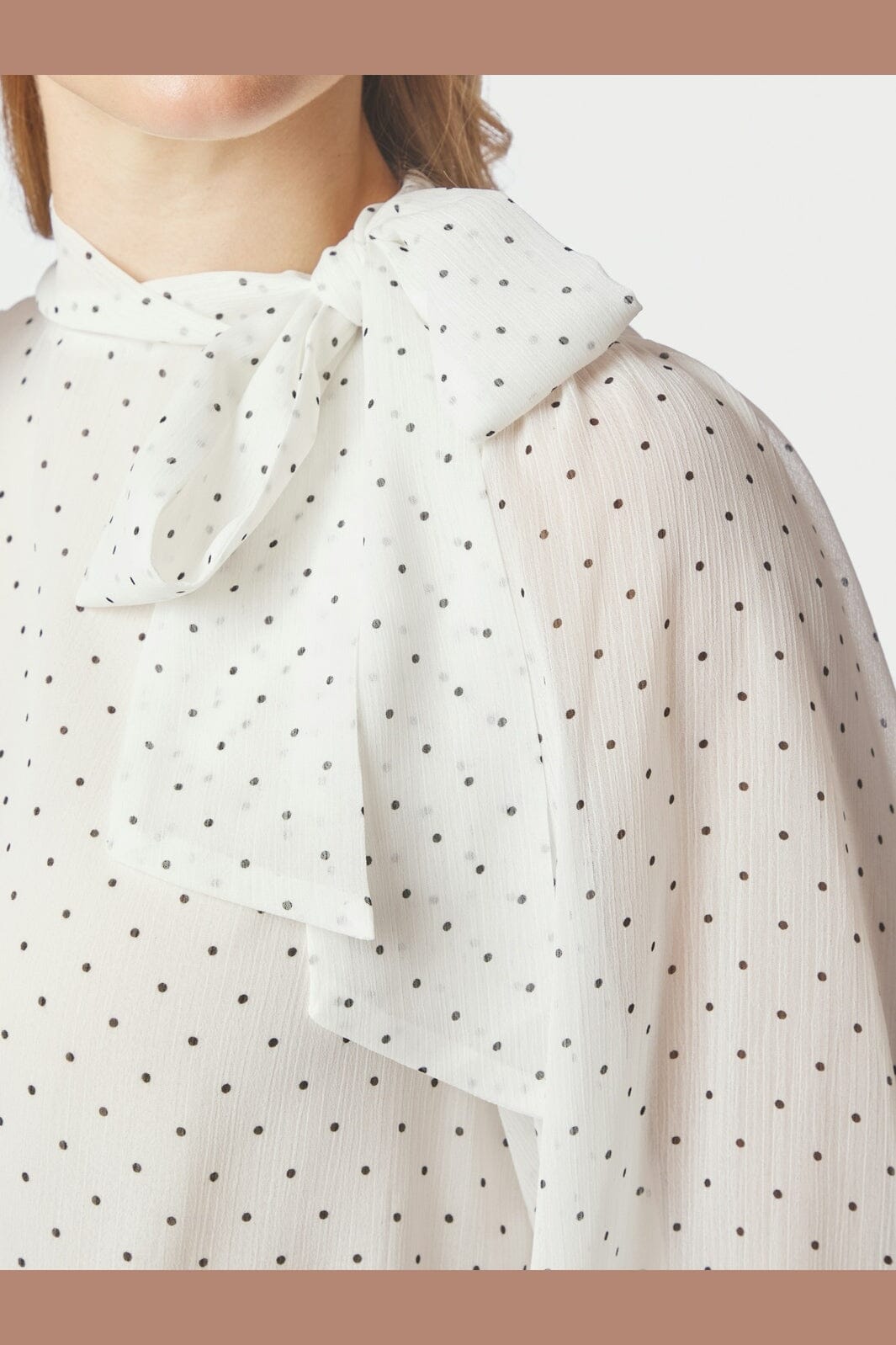 Neo Noir - Dorellie Dot Blouse 170169 - 121 - Off White