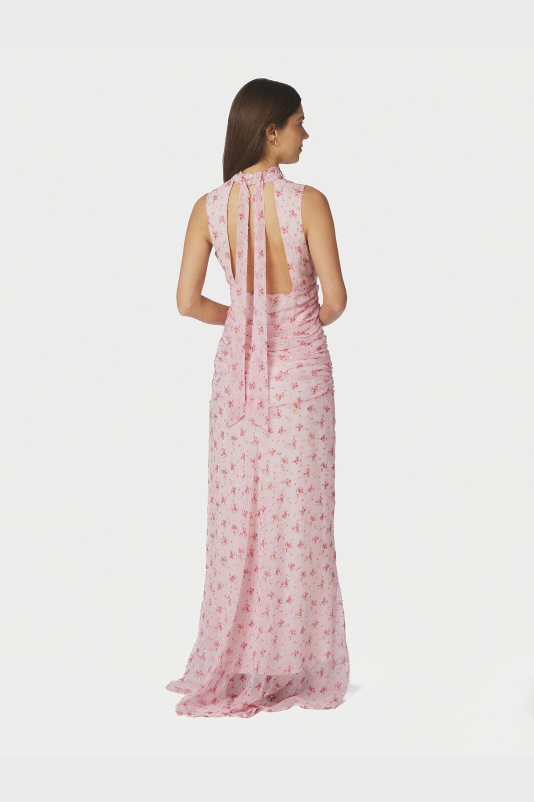 Neo Noir - Dori Print Dress 168695 - 165 - Rose