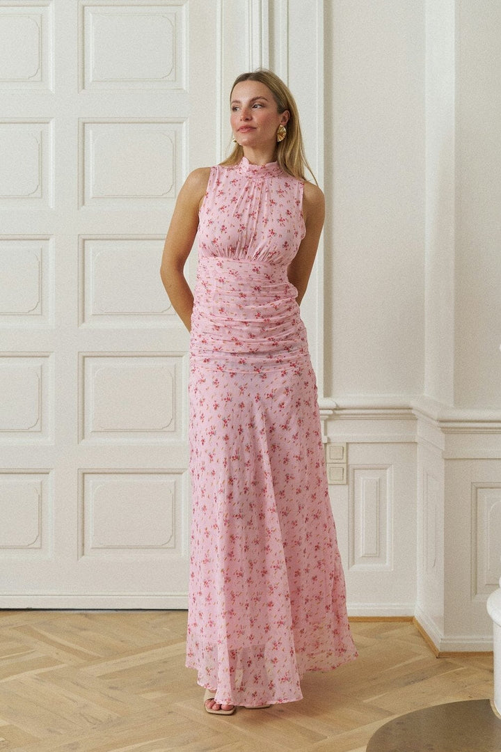 Neo Noir - Dori Print Dress 168695 - 165 - Rose Kjoler 