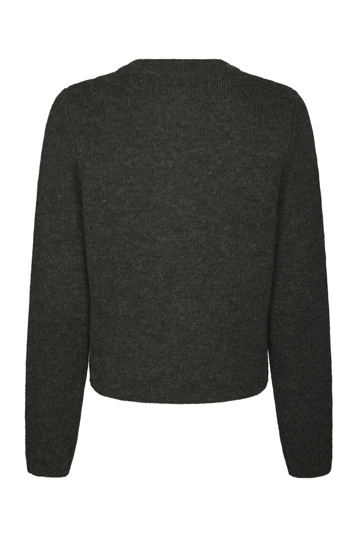 Neo Noir - Elbie Knit Cardigan 162966 - 132 - Antracit