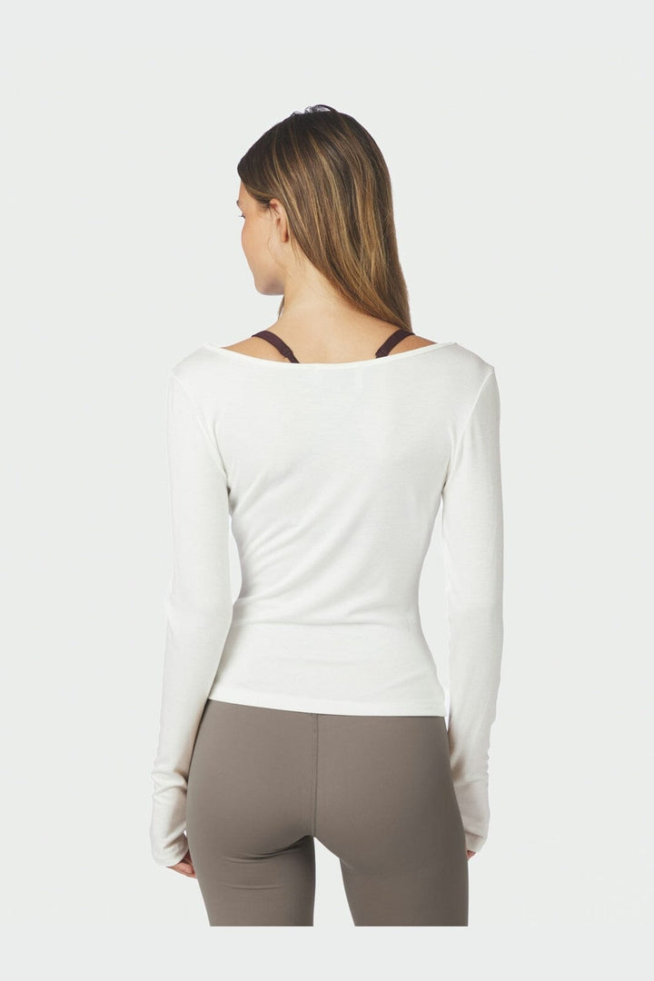 Neo Noir - Elin Jersey Blouse 168341 - 121 - Off White