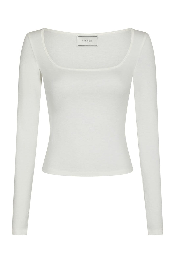Neo Noir - Elin Jersey Blouse 168341 - 121 - Off White