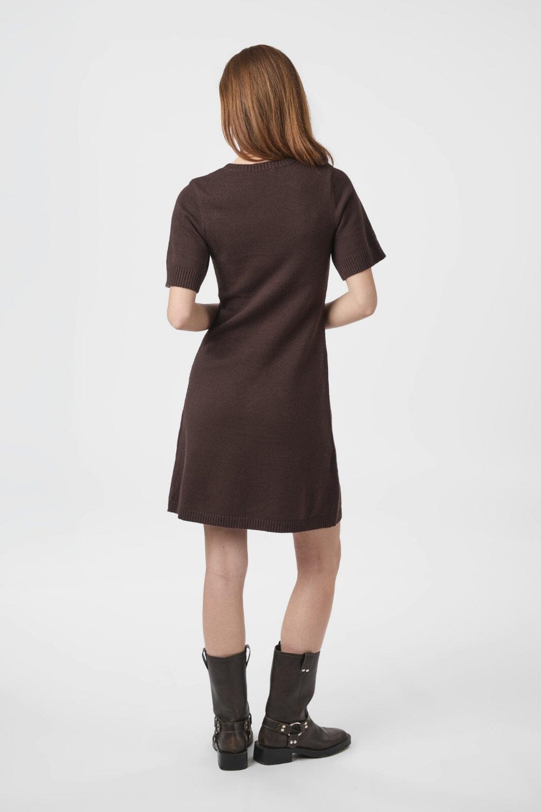 Neo Noir - Elise Knit Dress 163646 - 210 - Brown