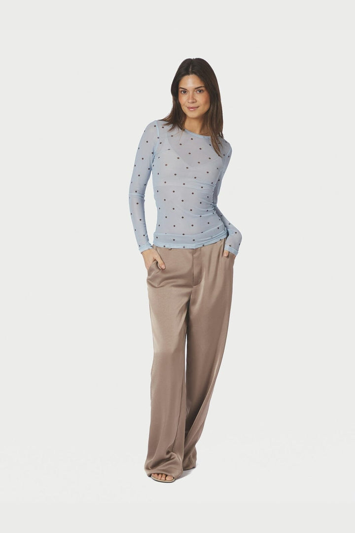 Neo Noir - Ella Space Dot Blouse 168628 - 145 - Light Blue
