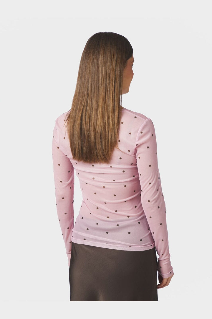 Neo Noir - Ella Space Dot Blouse 168628 - 754 - Light Pink
