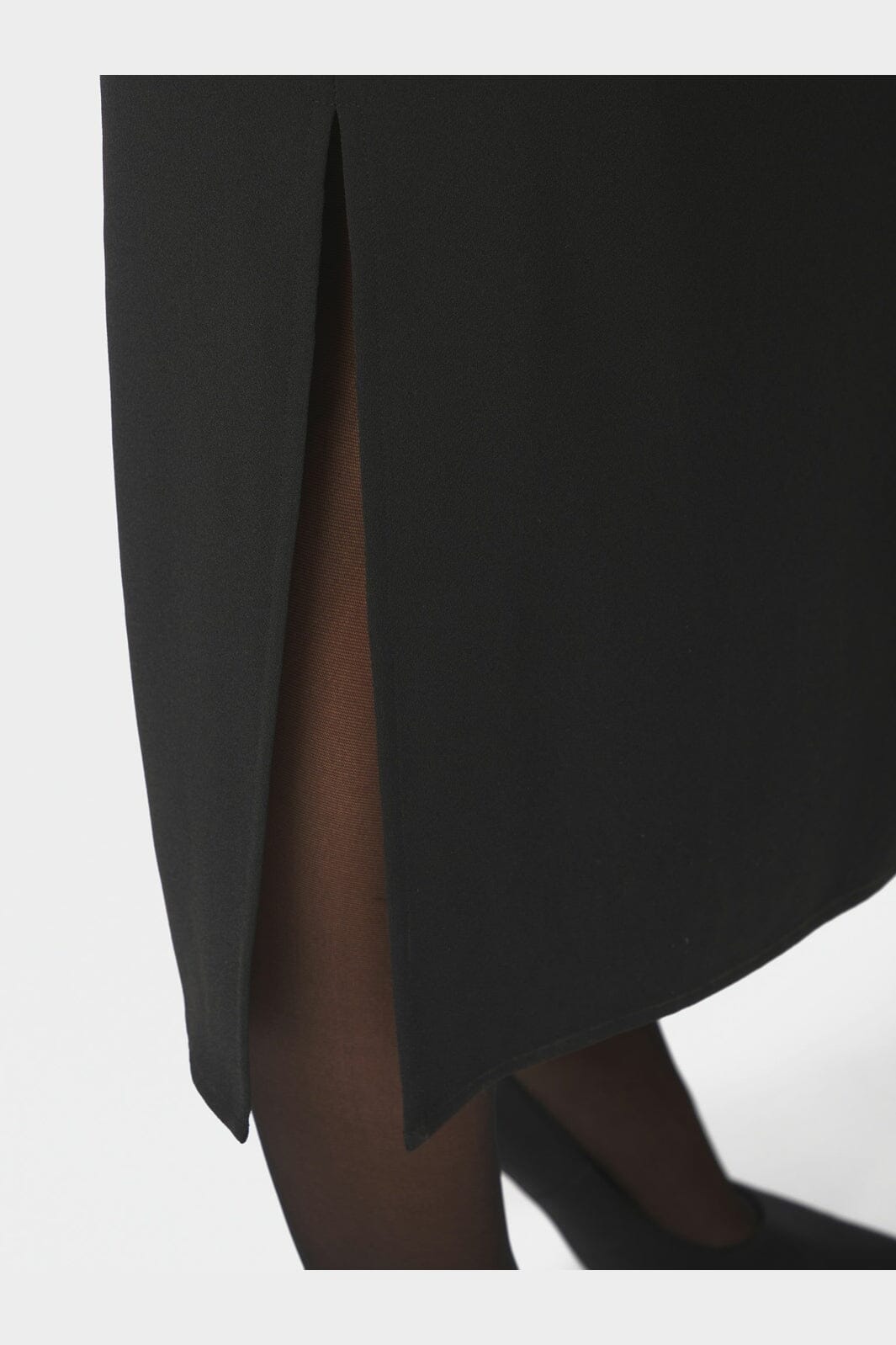 Neo Noir - Emmely Drape Dress 170471 - 100 - Black