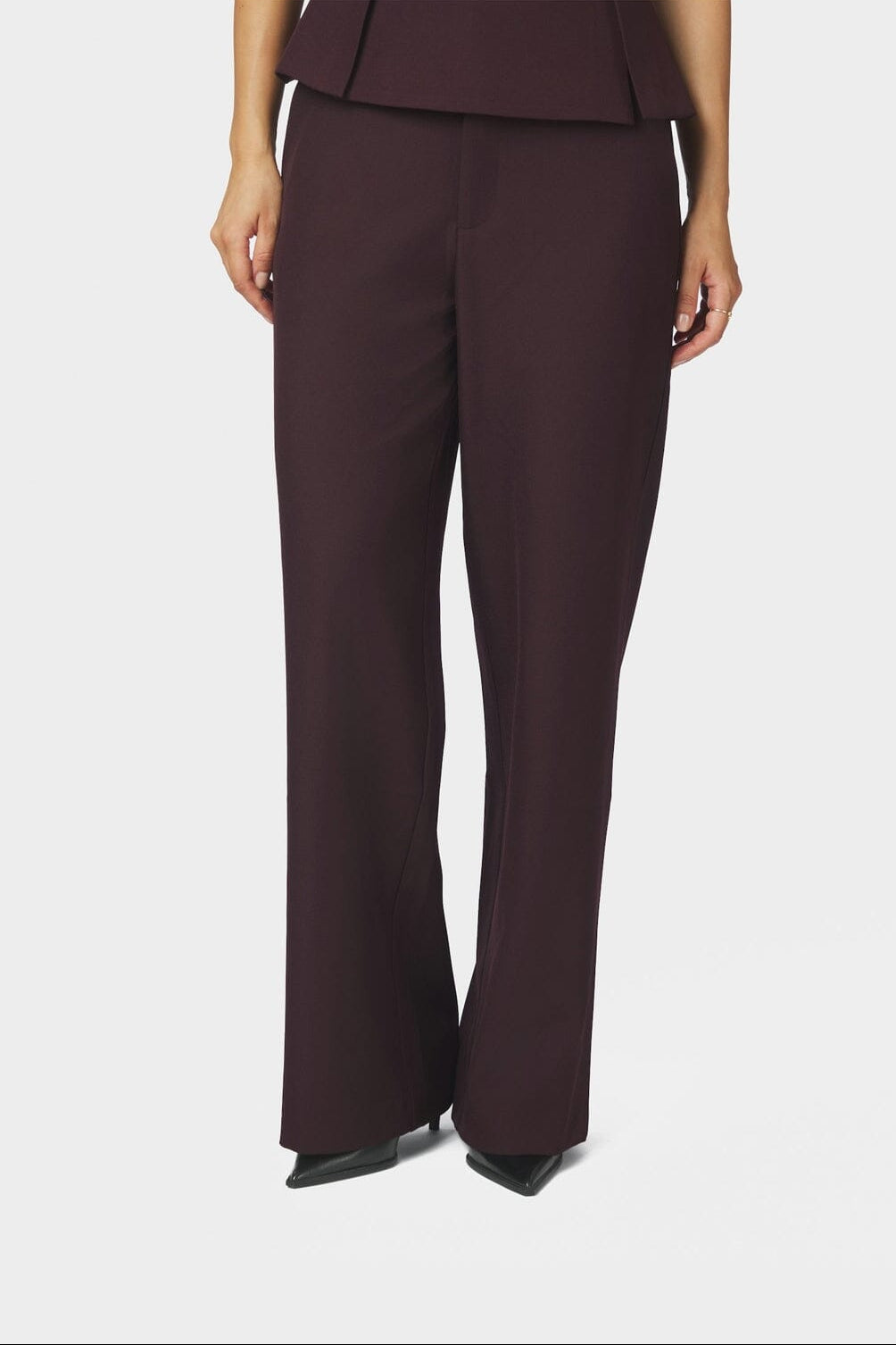Neo Noir - Emmett Structure Pants 165357 - 345 - Chocolate Plum