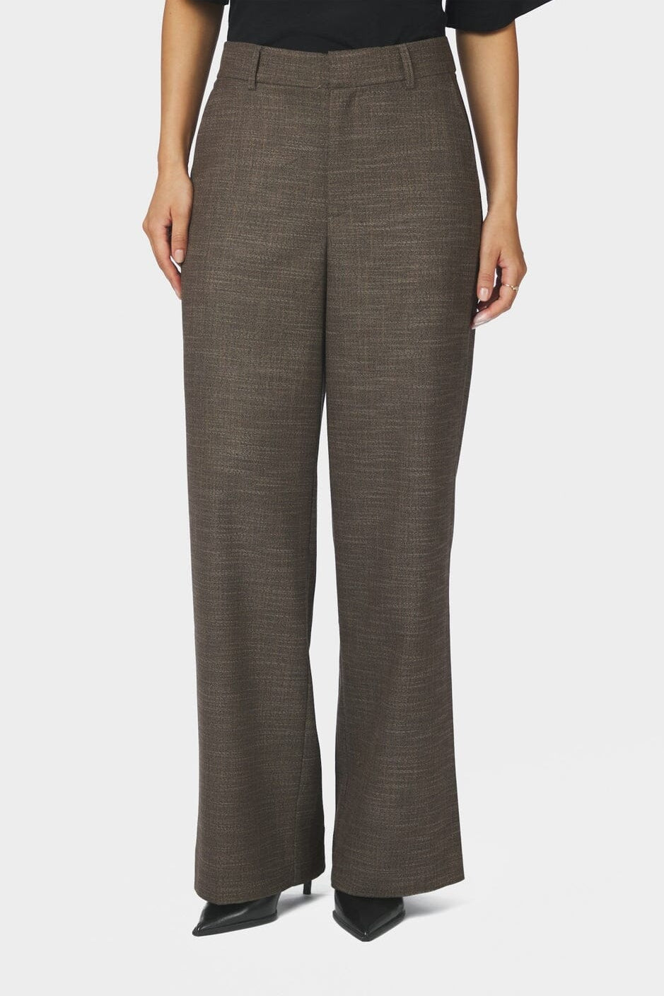 Neo Noir - Emmett Structure Twill Pants 170068 - 811 - Dark Taupe