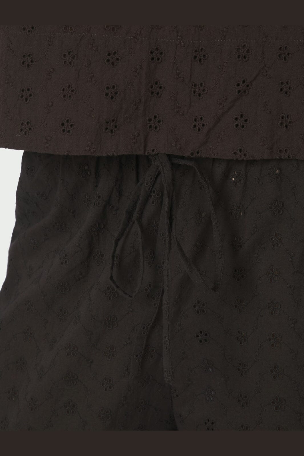 Neo Noir - Emmey Emb Pants 169504 - 676 - Dark Brown