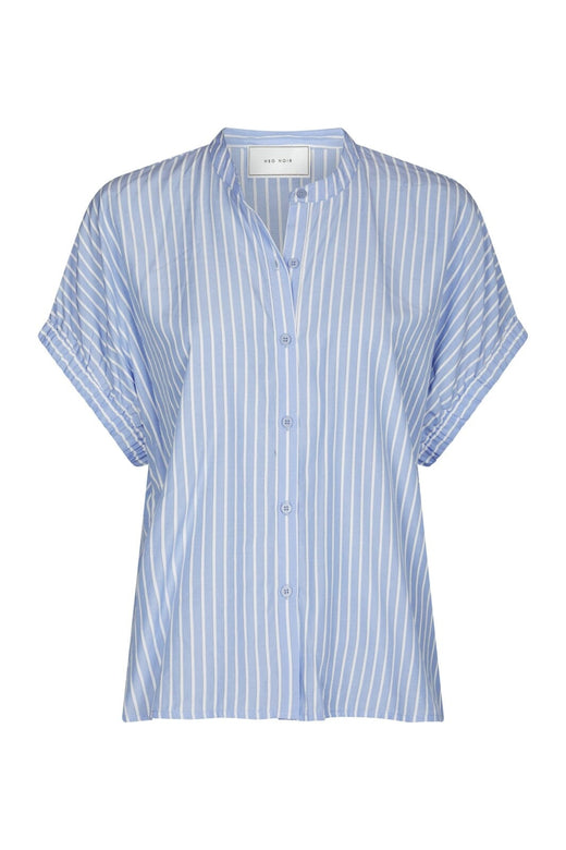 Neo Noir - Englana Stripe Blouse 166460 - 145 - Light Blue