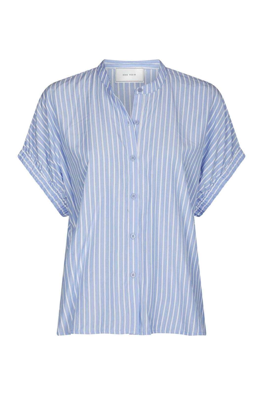 Neo Noir - Englana Stripe Blouse 166460 - 145 - Light Blue