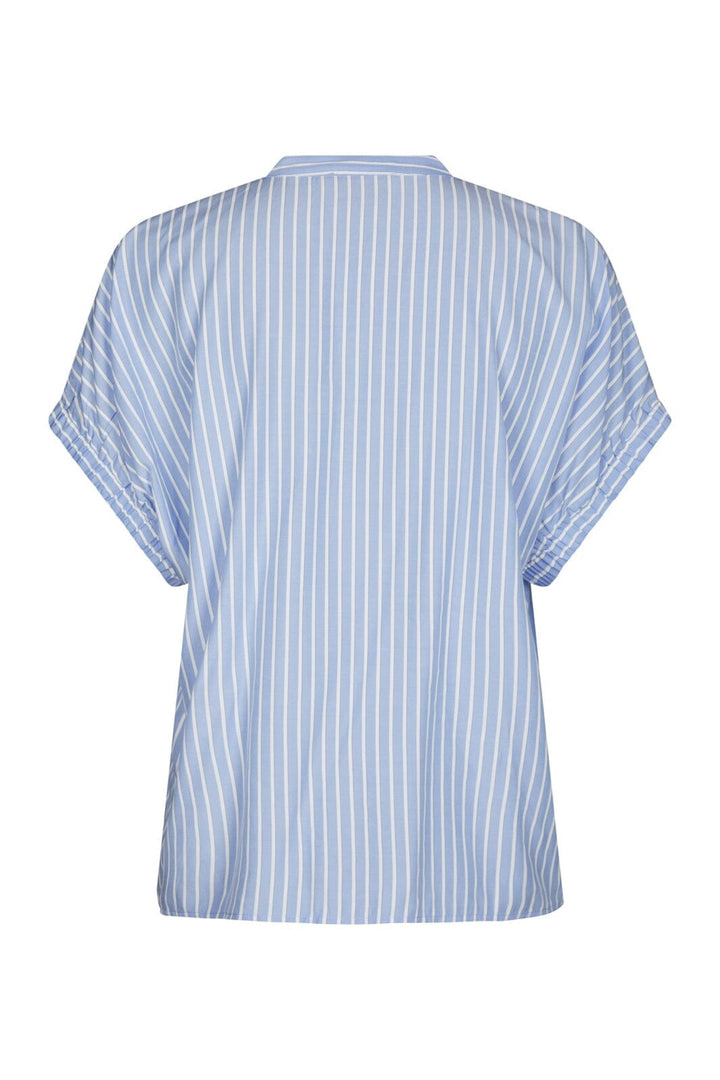 Neo Noir - Englana Stripe Blouse 166460 - 145 - Light Blue