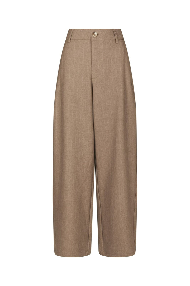 Neo Noir - Essiall Pinstripe Pants 170084 - 214 - Taupe