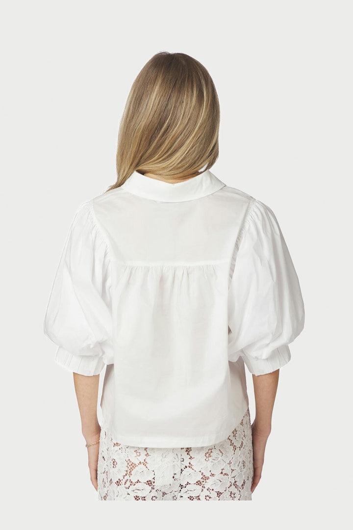 Neo Noir - Etta Poplin Shirt 168089 - 120 - White