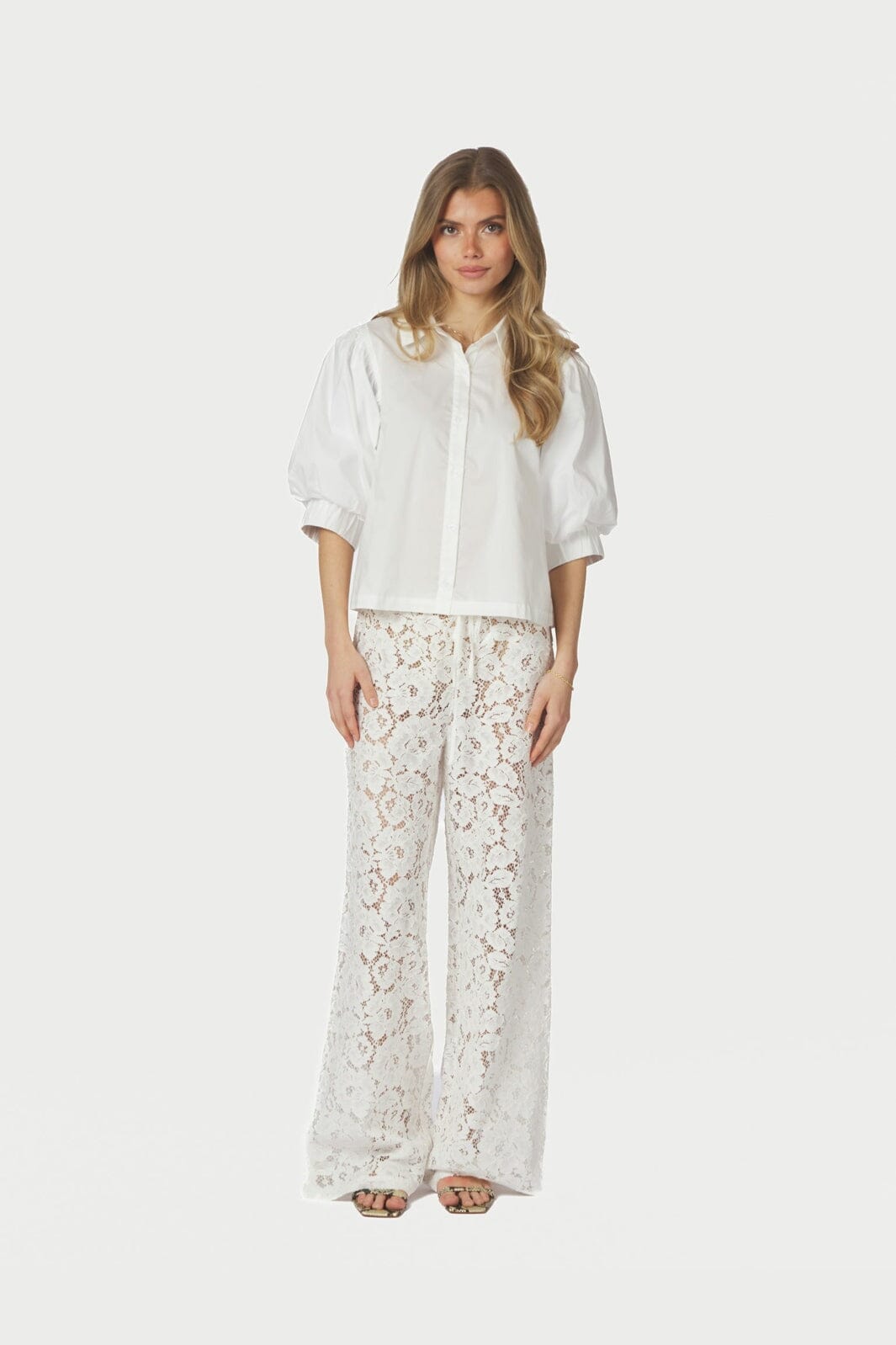 Neo Noir - Etta Poplin Shirt 168089 - 120 - White