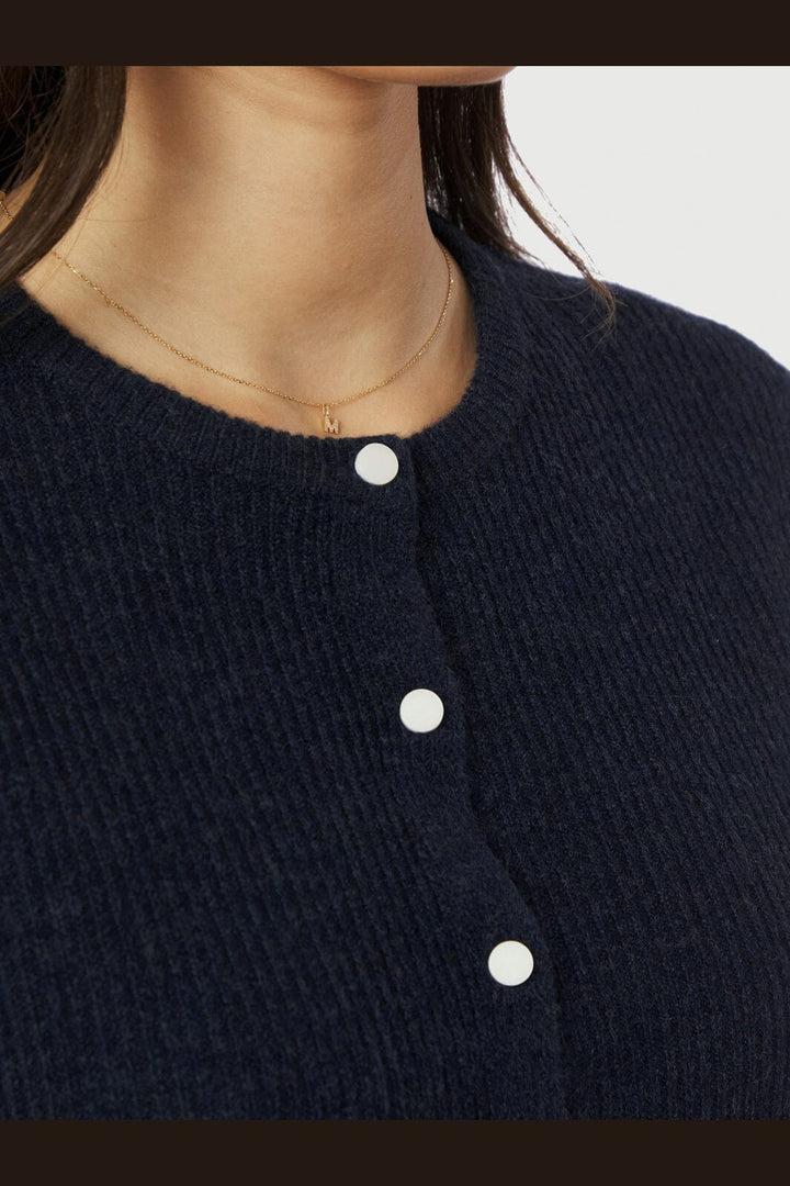 Neo Noir - Everest Knit Vest 164870 - 141 - Navy