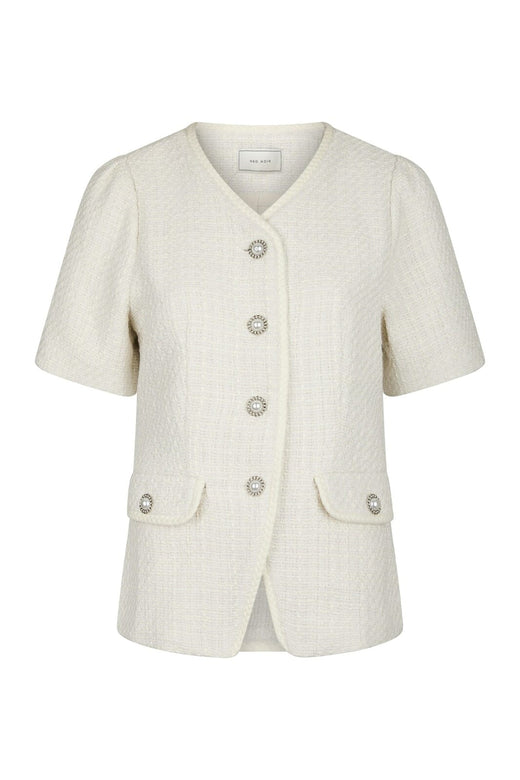 Neo Noir - Faina Boucle Blouse 167541 - 121 - Off White