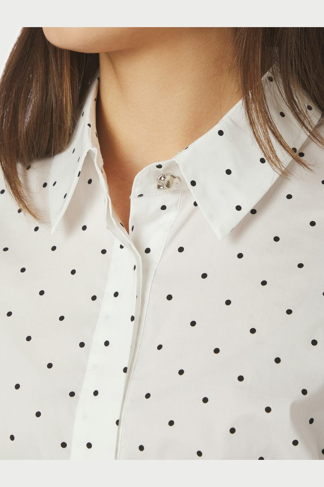 Neo Noir - Frannie Dot Shirt 166006 - 121 - Off White