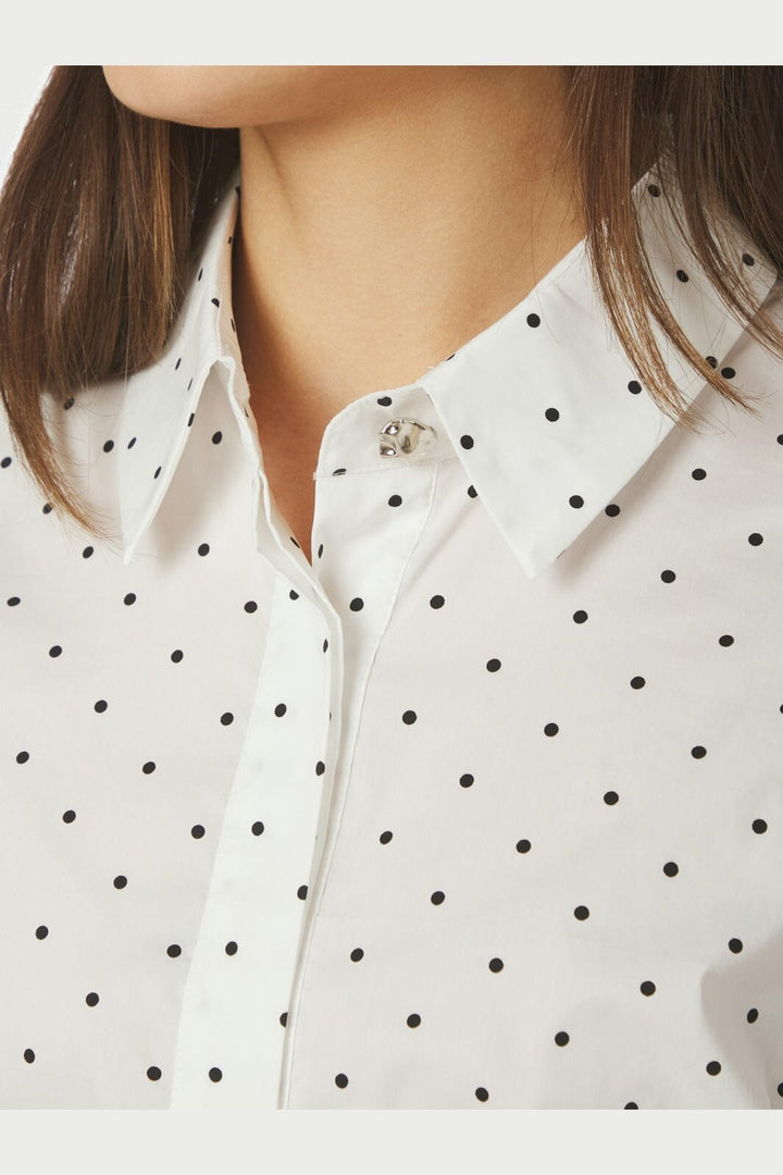 Neo Noir - Frannie Dot Shirt 166006 - 121 - Off White