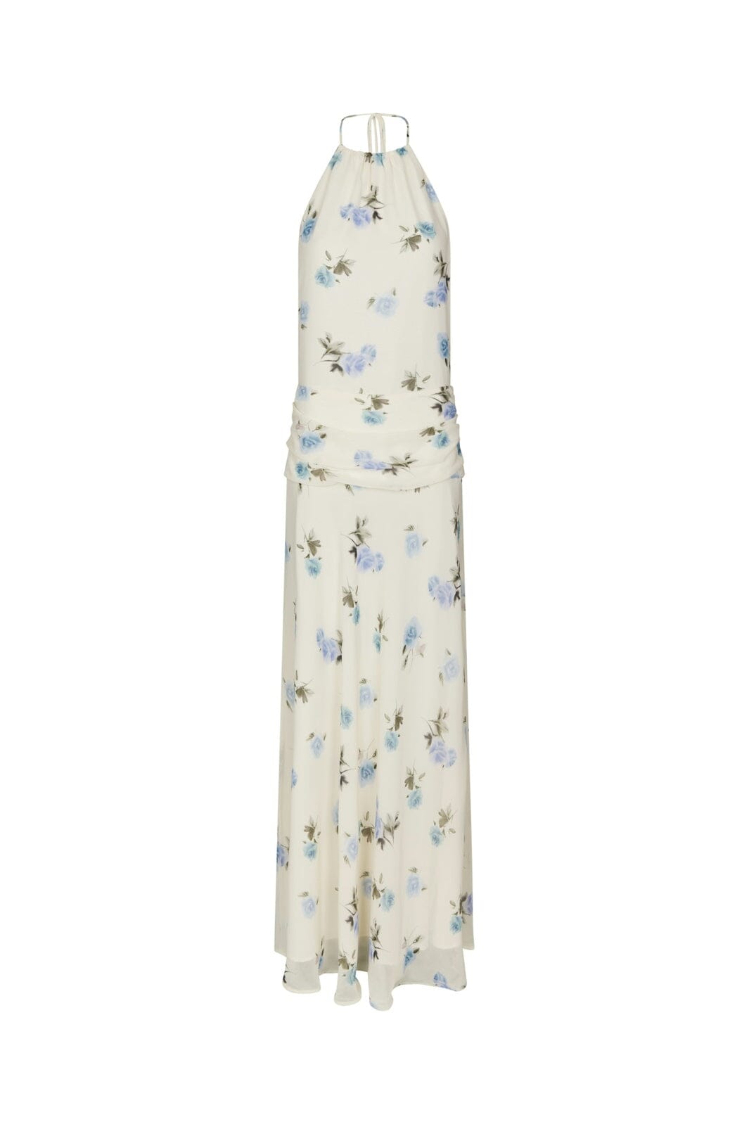 Neo Noir - Gabina Faded Flower Dress 168813 - 292 - Light Blue Floral