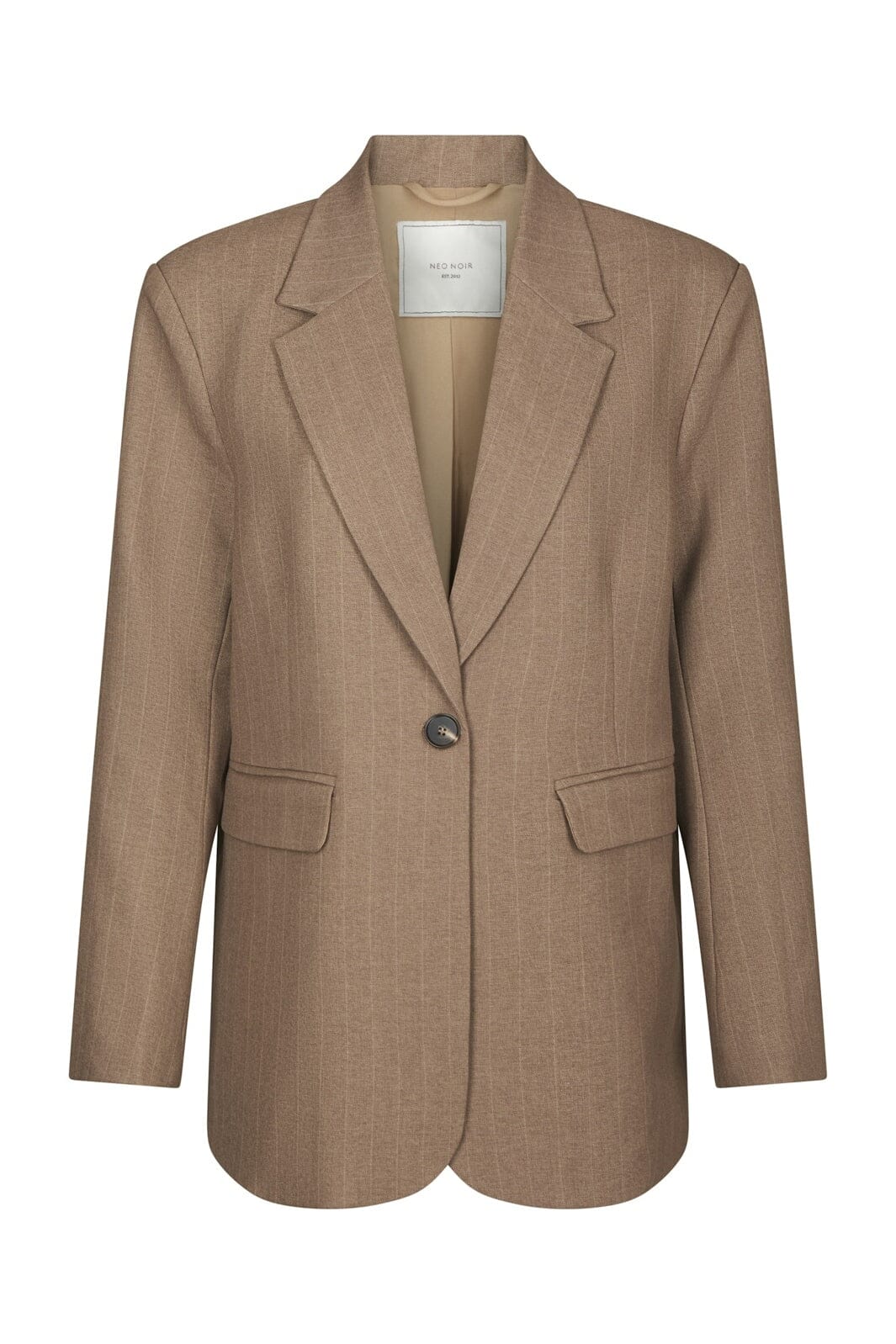 Neo Noir - Gaby Pinstripe Blazer 168204 - 214 - Taupe