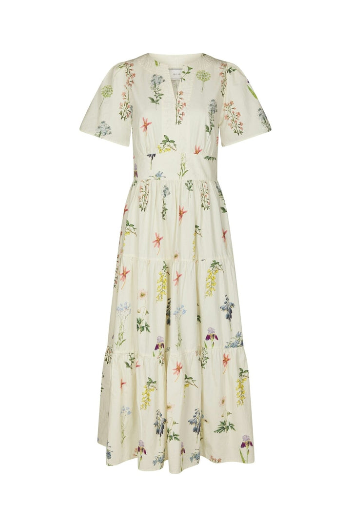 Neo Noir - Gardena Flower Rank Dress 167972 - 121 - Off White